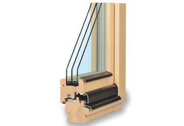 Dřevěné klasické euro okno TTK Komfort Plus